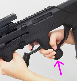 エアガンカスタム】PTS純正オプション・PDR-C用グリップ