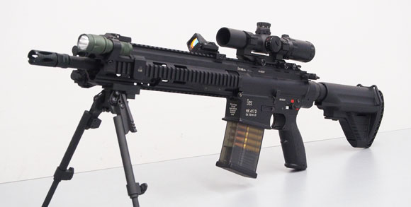 エアガンレビュー】重量感あふれる東京マルイの次世代電動ガン「HK417