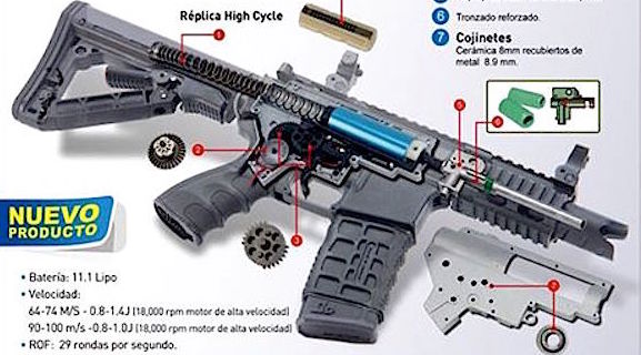 海外エアガン G Gから蝶羽セクターを装備する30発 秒のハイサイクルモデルが登場 さばなび サバゲー