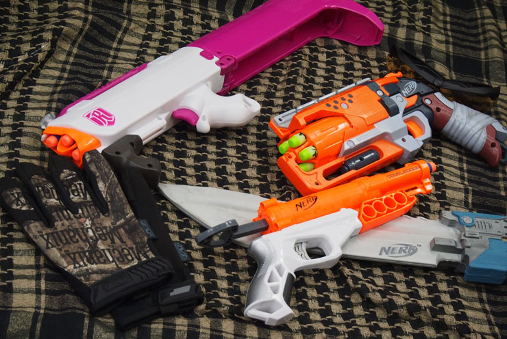 エアガンレビュー】国内未発売の北米版NERF（ナーフ）を4機種、海外
