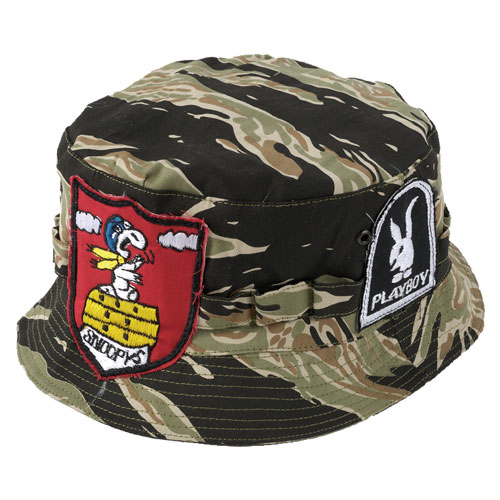 復刻 ベトナム戦争 タイガーストライプ 手振りミシン刺繍